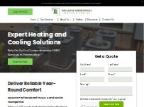 Website Screenshot Reliance Mechanical