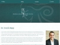 Website Screenshot Derek Rapp, MD