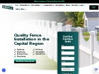 Website Screenshot Mariaville Fence