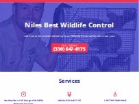 Website Screenshot Niles Best Wildlife Control
