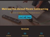 Website Screenshot Melrose Hardwood Floors Contracting