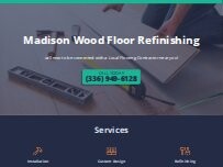 Website Screenshot Madison Wood Floor Refinishing