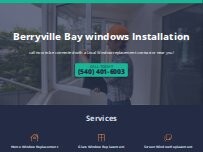 Website Screenshot Berryville Bay windows Installation