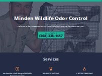 Website Screenshot Minden Wildlife Odor Control