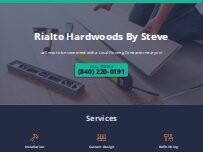 Website Screenshot Rialto Hardwoods By Steve