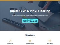 Website Screenshot Jupiter LVP & Vinyl Flooring