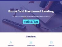 Website Screenshot Brookfield Hardwood Sanding
