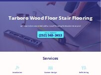 Website Screenshot Tarboro Wood Floor Stair Flooring