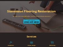 Website Screenshot Stevenson Flooring Restoration