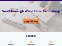 Website Screenshot Southborough Wood Floor Refinishing