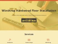 Website Screenshot Winthrop Hardwood Floor Installation