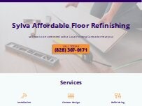 Website Screenshot Sylva Affordable Floor Refinishing