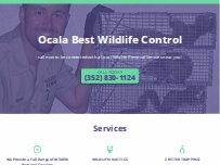 Website Screenshot Ocala Best Wildlife Control