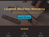 Website Screenshot Lauderhill Wood Floor Refinishing