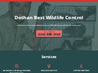 Website Screenshot Dothan Best Wildlife Control