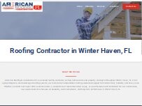 Website Screenshot American Roofing and Construction FL LLC