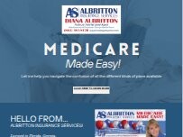 Website Screenshot Diana Albritton Insurance Services
