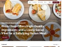 Website Screenshot Pizza Chop