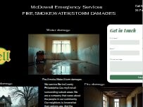 Website Screenshot McDowell Emergency Services