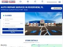 Website Screenshot Express Oil Change & Tire Engineers