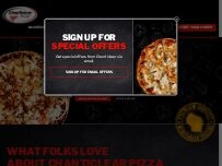 Website Screenshot Chanticlear Pizza Grill