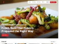 Website Screenshot Spicy Bangkok