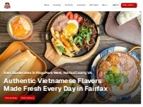 Website Screenshot Banh Mi Ong Beo - Fairfax