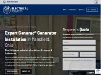 Website Screenshot C.B. Electrical Services LLC