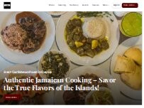 Website Screenshot The Reggae Grill