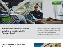 Website Screenshot The Great Texas Oil Change
