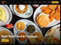 Website Screenshot Chicago's Home of Chicken & Waffles