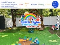 Website Screenshot Little Lights Family Childcare