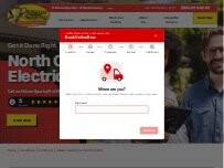 Website Screenshot Mister Sparky of North County