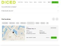 Website Screenshot Diced- FIU