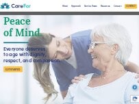 Website Screenshot CareFor