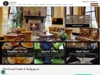 Website Screenshot The Grand Hotel at Bridgeport