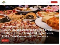 Website Screenshot Up North Pizzeria