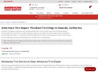 Website Screenshot American Tire Depot