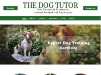 Website Screenshot The Dog Tutor