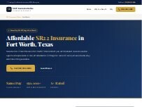 Website Screenshot SR22 Insurance Fort Worth