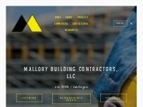 Website Screenshot Mallory Building Contractors, LLC