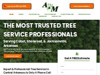 Website Screenshot A&M Tree Care