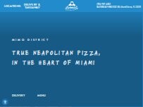 Website Screenshot 'O Munaciello Neapolitan Pizza