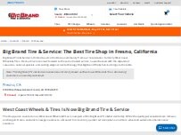 Website Screenshot Big Brand Tire & Service