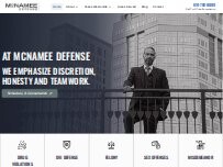Website Screenshot McNamee Defense
