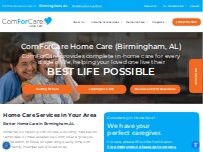 Website Screenshot ComForCare Home Care of Birmingham, AL
