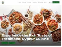 Website Screenshot Turan Uyghur Kitchen