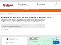 Website Screenshot Big Brand Tire & Service