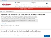 Website Screenshot Big Brand Tire & Service