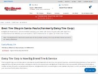 Website Screenshot Big Brand Tire & Service